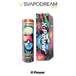 X POWER - Batteria 18650  2600mAh 20A