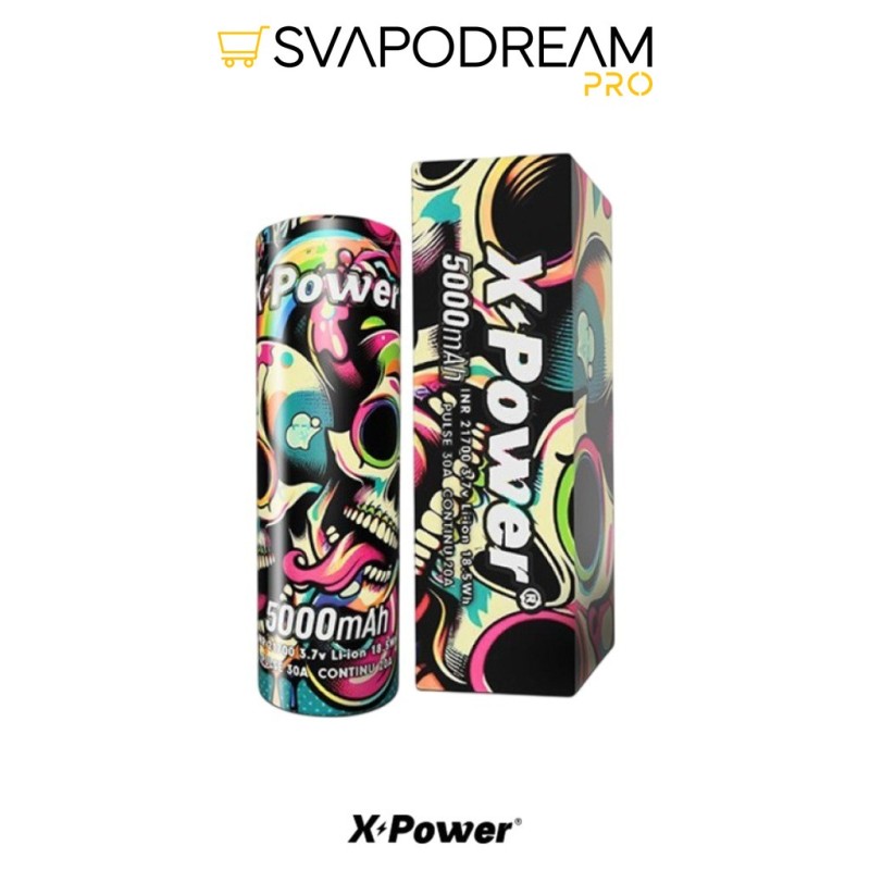 X POWER - Batteria 21700 5000mAh 30A