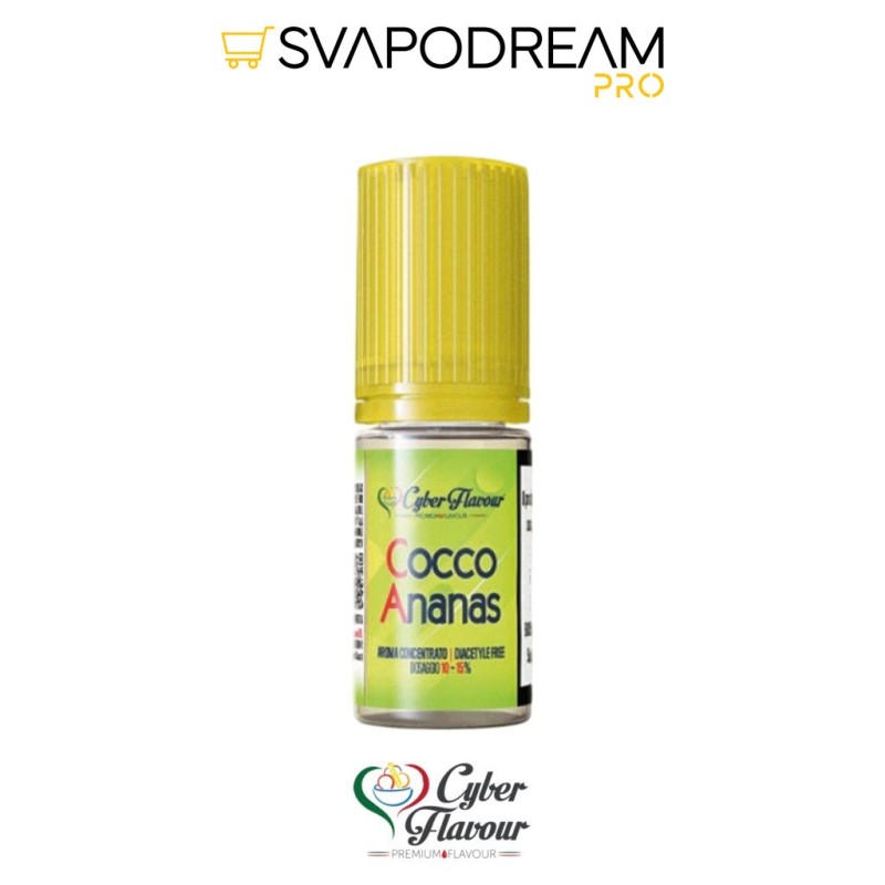 CYBER FLAVOUR - Aroma Concentrato 10ml COCCO ANANAS