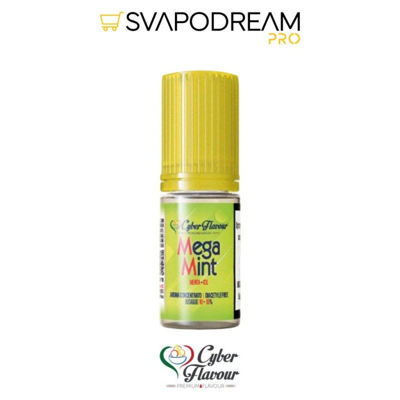 CYBER FLAVOUR - Aroma Concentrato 10ml MEGA MINT