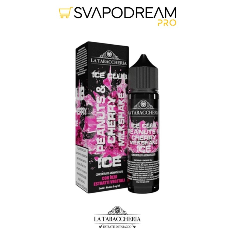 LA TABACCHERIA ICE CLUB - Aroma Shot 20ml PEANUT&CHERRY MILKSHAKE ICE