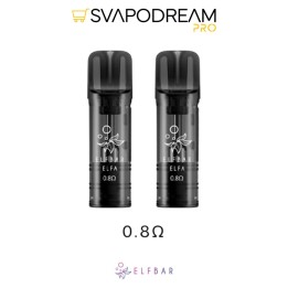 Pod Elfa Turbo Open Elfbar 2pz 0,8/1,1 Ohm | Svapodream