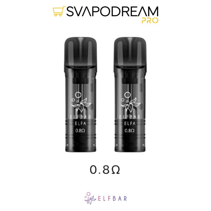 Pod Elfa Turbo Open Elfbar 2pz 0,8/1,1 Ohm | Svapodream