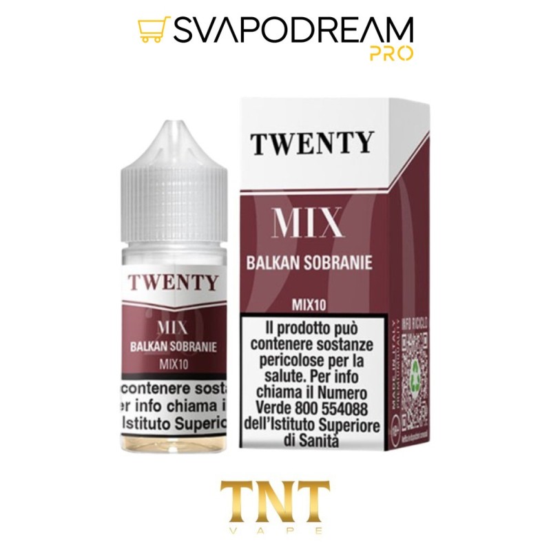 TNT VAPE -  Liquido Mix&Vape 10ml Twenty Mix BALKAN SOBRANIE