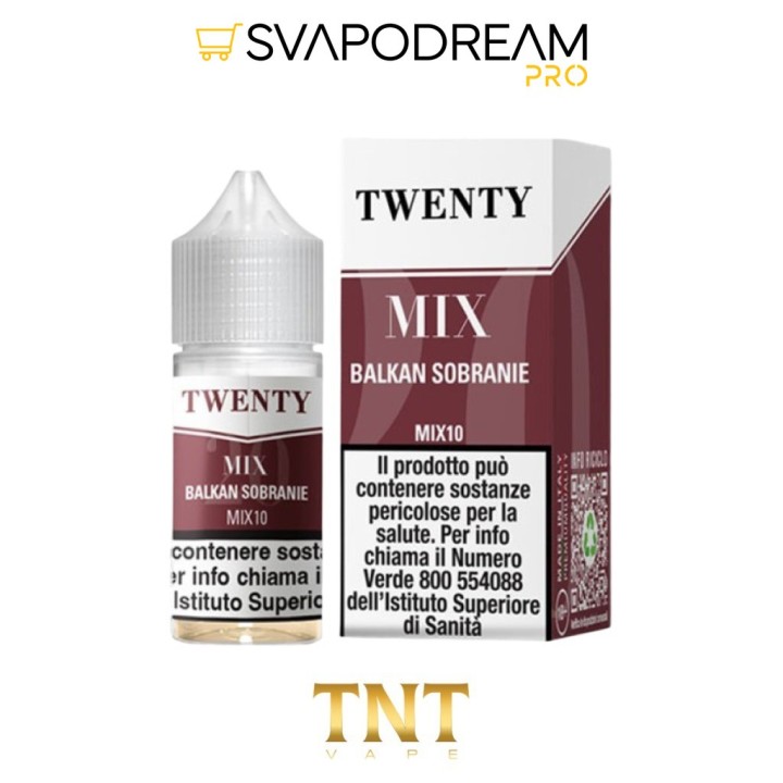 TNT VAPE -  Liquido Mix&Vape 10ml Twenty Mix BALKAN SOBRANIE