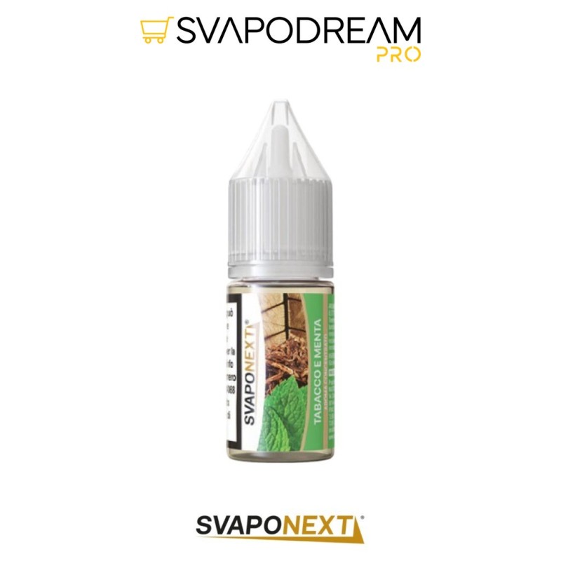 SVAPONEXT - Aroma Concentrato 10ml Starter Flavour TABACCO E MENTA