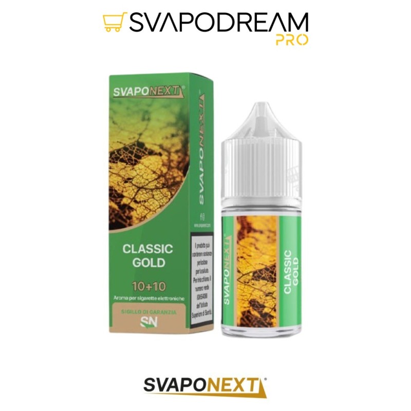 SVAPONEXT - Aroma Mini Shot 10ml Starter Flavour CLASSIC GOLD