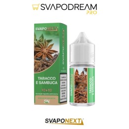 SVAPONEXT - Aroma Mini Shot 10ml Starter Flavour TABACCO E SAMBUCA