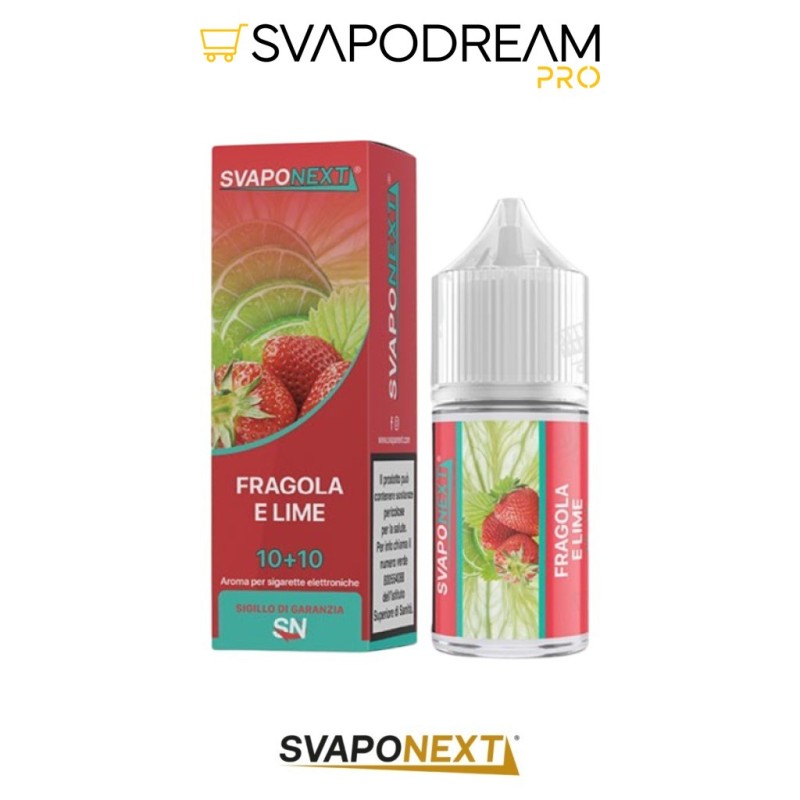 SVAPONEXT - Aroma Mini Shot 10ml Starter Flavour FRAGOLA E LIME