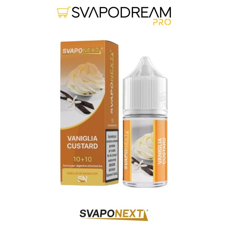 SVAPONEXT - Aroma Mini Shot 10ml Starter Flavour VANIGLIA CUSTARD