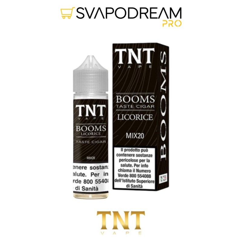 TNT VAPE - Liquido Mix&Vape 20ml BOOMS LICORICE