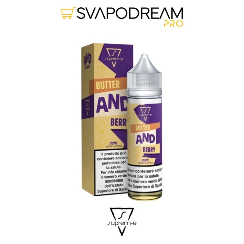 SUPREM-E - Liquido Mix&Vape 20ml BUTTER AND BERRY