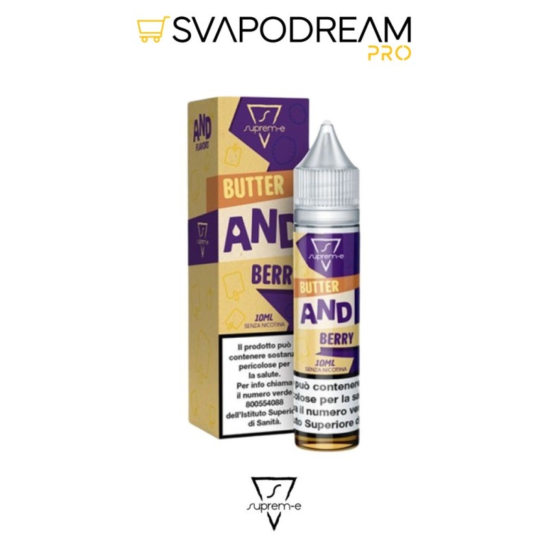 SUPREM-E - Liquido Mix&Vape 10ml BUTTER AND BERRY