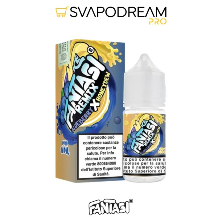 FANTASI VAPE REMIX - Aroma Mini Shot 10ml BLUEBERRY X HONEYDEW ICE