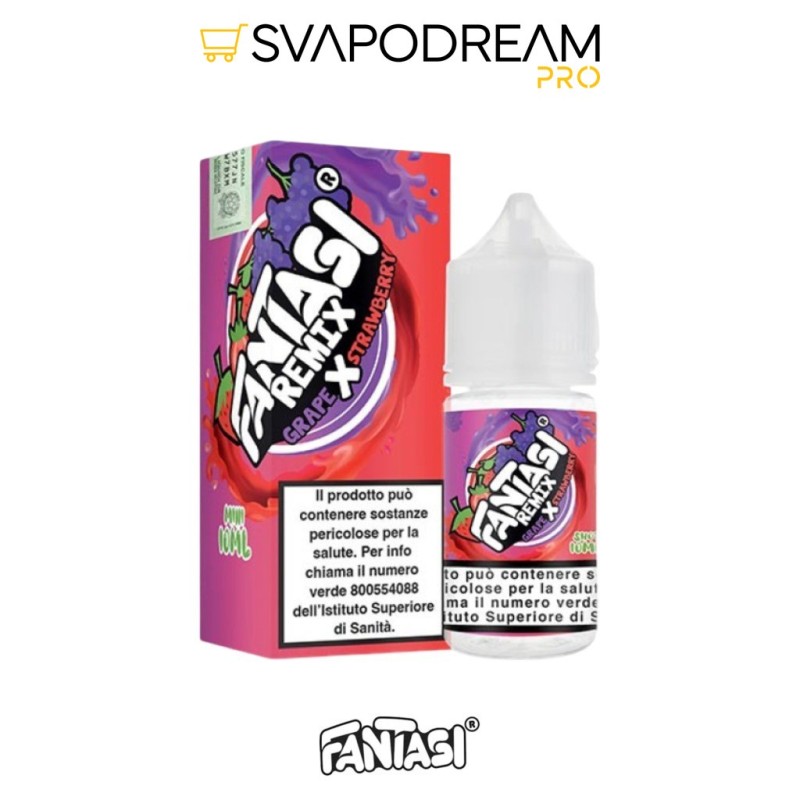 FANTASI VAPE REMIX - Aroma Mini Shot 10ml GRAPE X STRAWBERRY