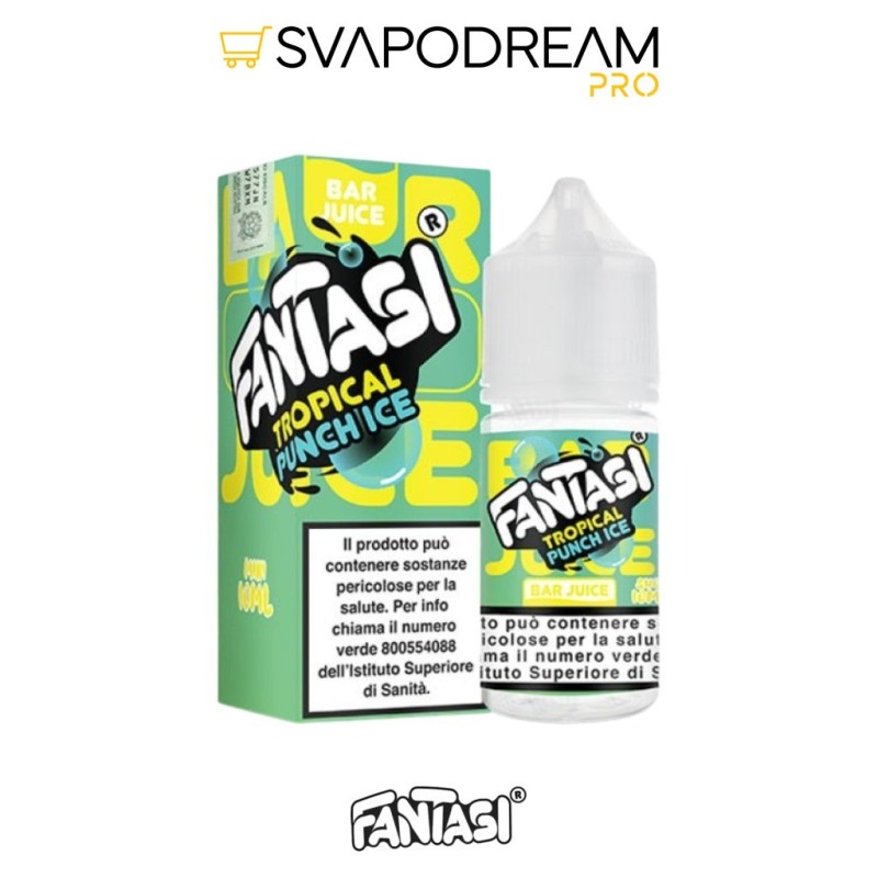 FANTASI VAPE BAR JUICE - Aroma Mini Shot 10ml TROPICAL PUNCH ICE