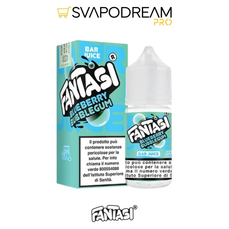 FANTASI VAPE BAR JUICE - Aroma Mini Shot 10ml BLUEBERRY BUBBLEGUM
