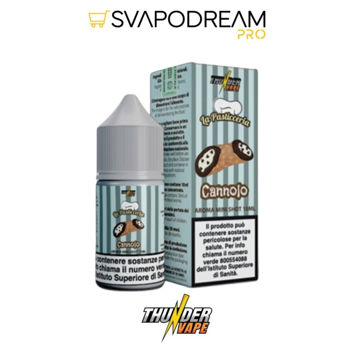 THUNDER VAPE - Aroma Mini Shot 10ml La Pasticceria CANNOLO