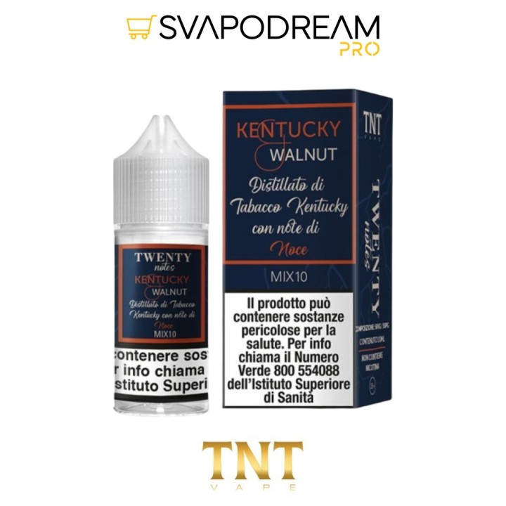TNT VAPE -  Liquido Mix&Vape 10ml Twenty Notes KENTUCKY WALNUT