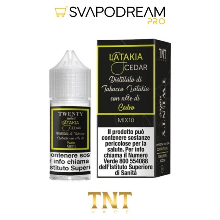 TNT VAPE -  Liquido Mix&Vape 10ml Twenty Notes LATAKIA CEDAR
