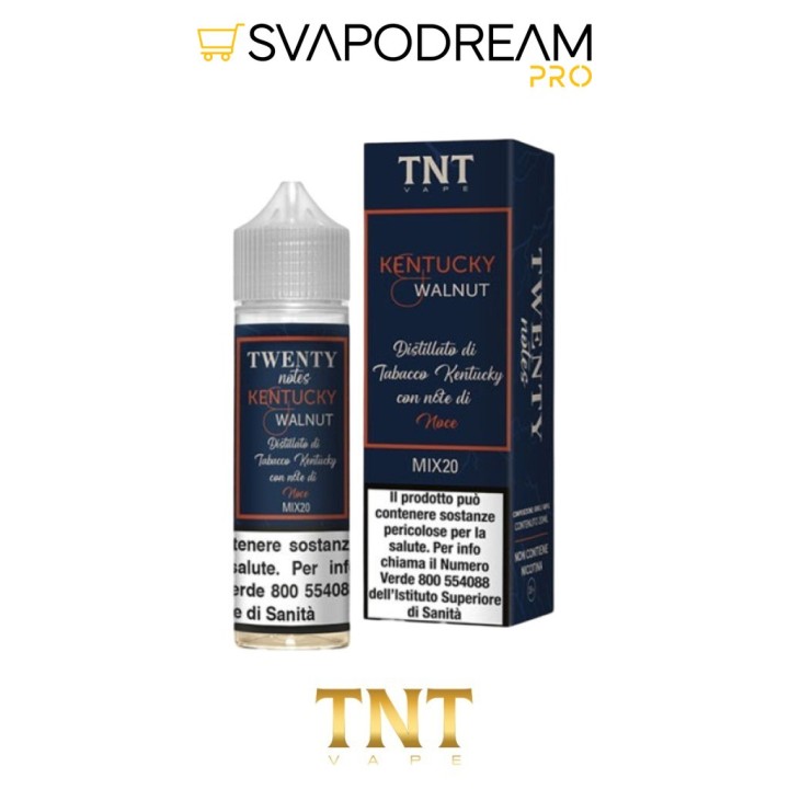 TNT VAPE -  Liquido Mix&Vape 20ml Twenty Notes KENTUCKY WALNUT