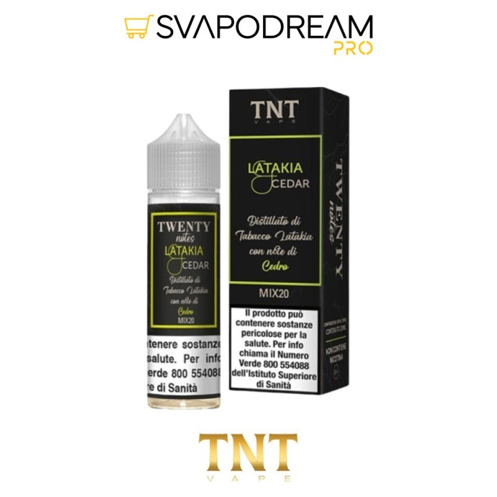 TNT VAPE -  Liquido Mix&Vape 20ml Twenty Notes LATAKIA CEDAR