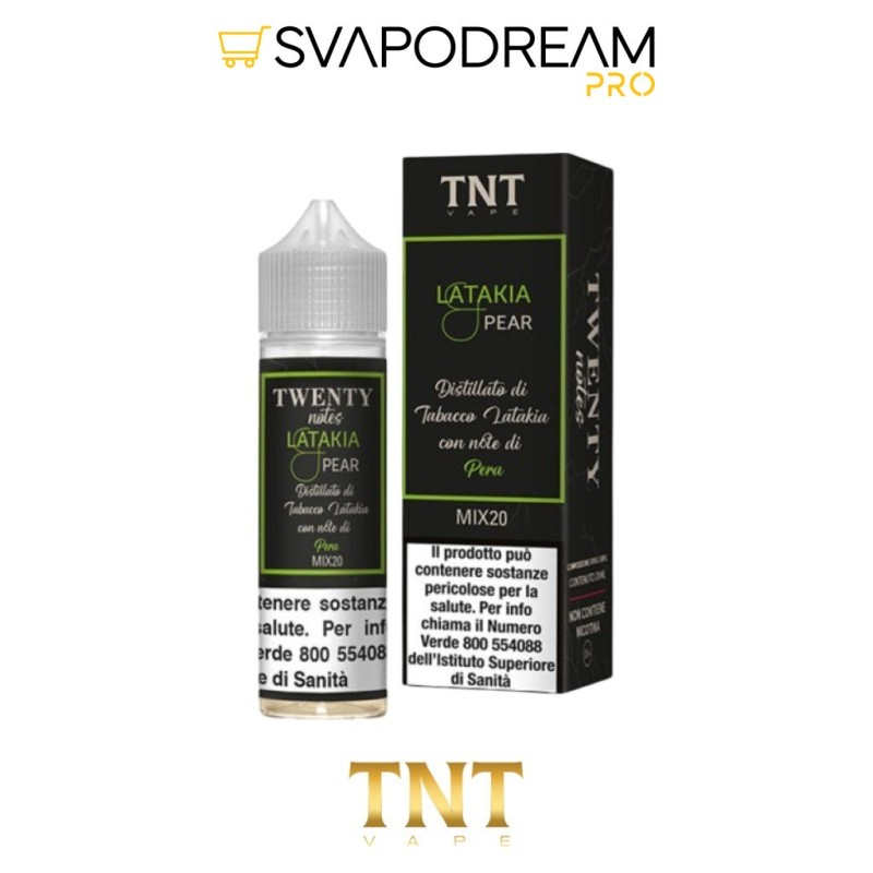TNT VAPE -  Liquido Mix&Vape 20ml Twenty Notes LATAKIA PEAR