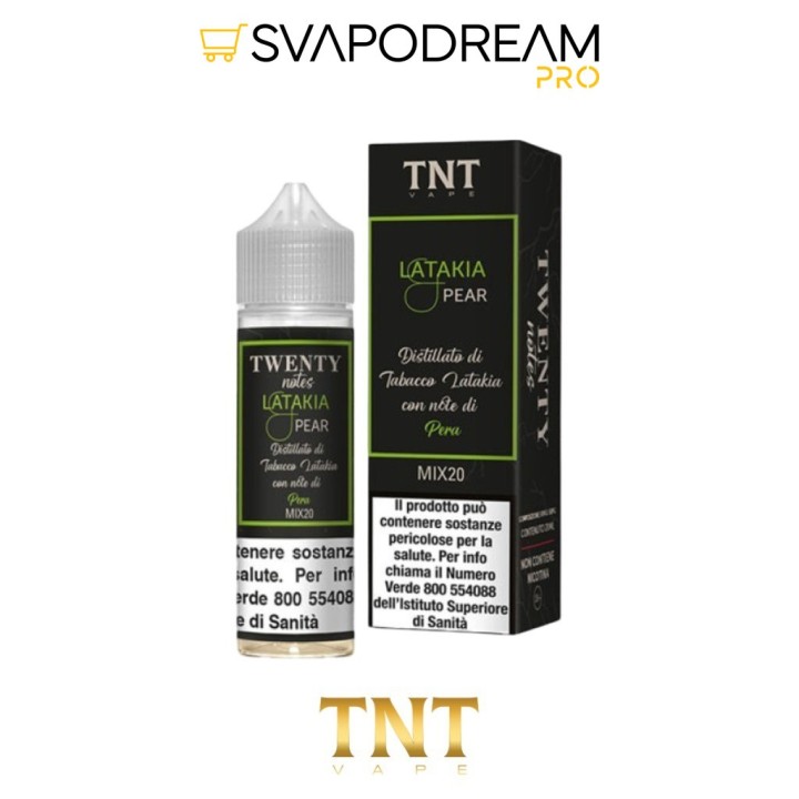 TNT VAPE -  Liquido Mix&Vape 20ml Twenty Notes LATAKIA PEAR