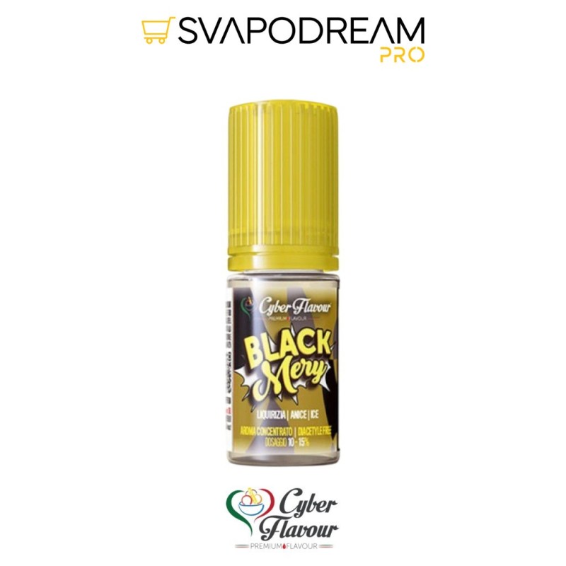 CYBER FLAVOUR - Aroma Concentrato 10ml BLACK MERY