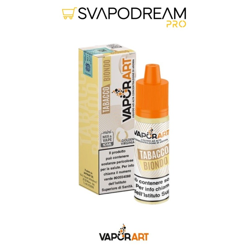 VAPORART - Liquido Mix&Vape 10ml TABACCO BIONDO