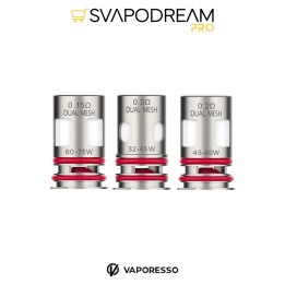 Resistenze GTX Dual Mesh Vaporesso Luxe XR Max | Svapodream