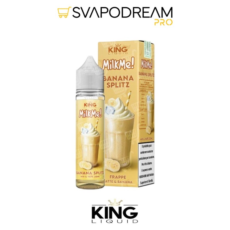 King Liquid Banana Splitz Mix&Vape 20ml | Svapodream
