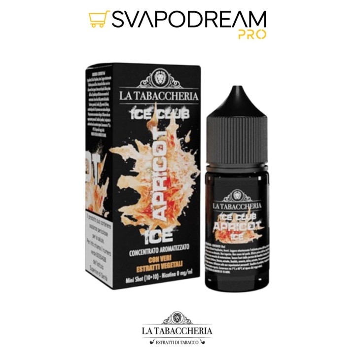 LA TABACCHERIA ICE CLUB - Aroma Mini Shot 10ml APRICOT ICE