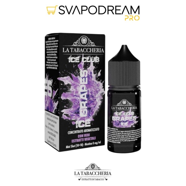 LA TABACCHERIA ICE CLUB - Aroma Mini Shot 10ml GRAPES ICE