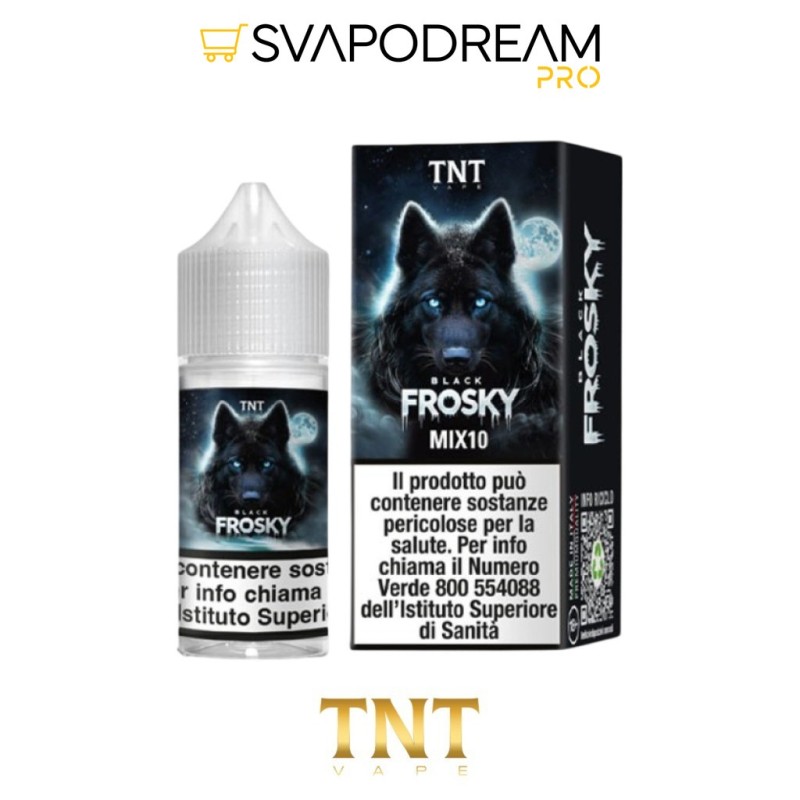TNT VAPE -  Liquido Mix&Vape 10ml FROSKY BLACK