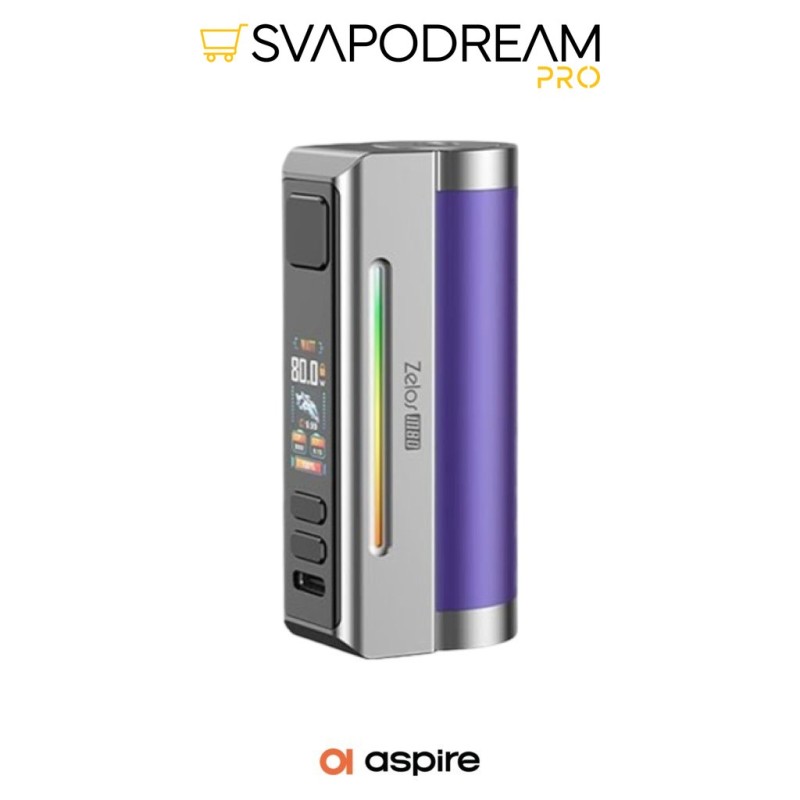 Aspire Zelos M80 Box Mod 2600mAh | Svapodream