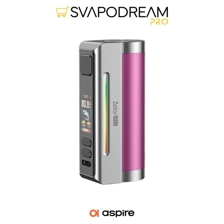 Aspire Zelos M80 Box Mod 2600mAh | Svapodream