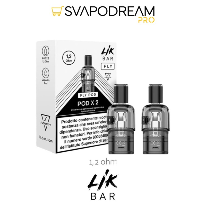 LIK BAR - Cartuccia FLY POD 2pz