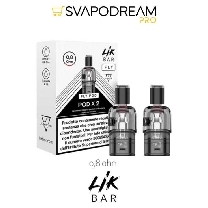 LIK BAR - Cartuccia FLY POD 2pz