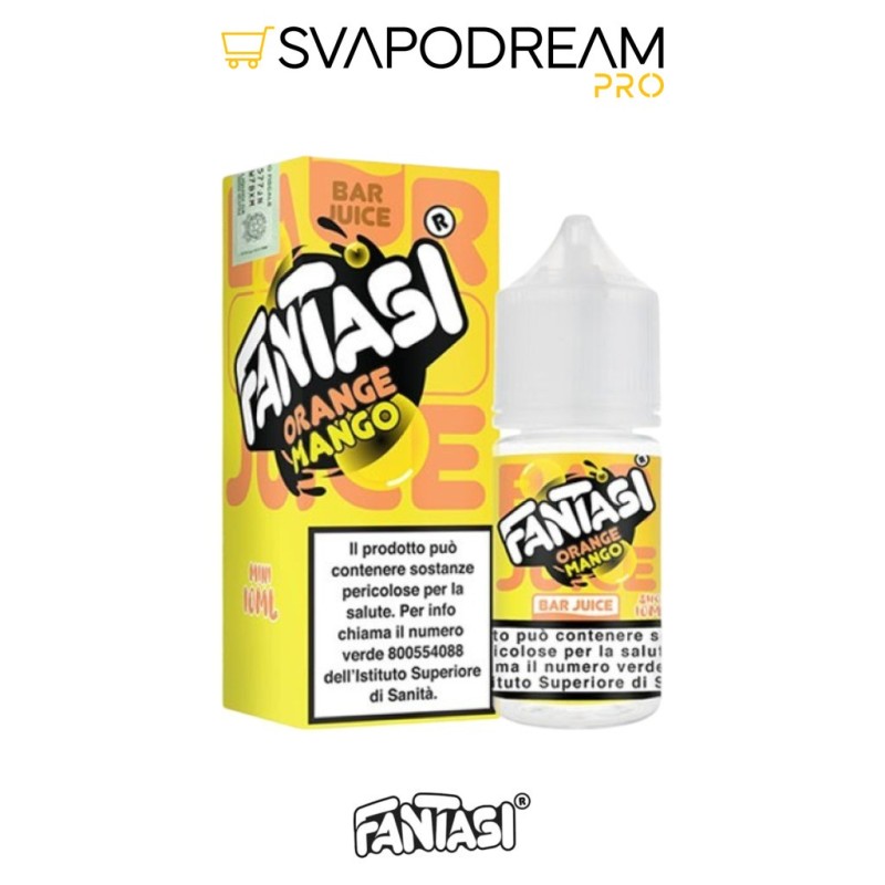 FANTASI VAPE BAR JUICE - Aroma Mini Shot 10ml ORANGE MANGO