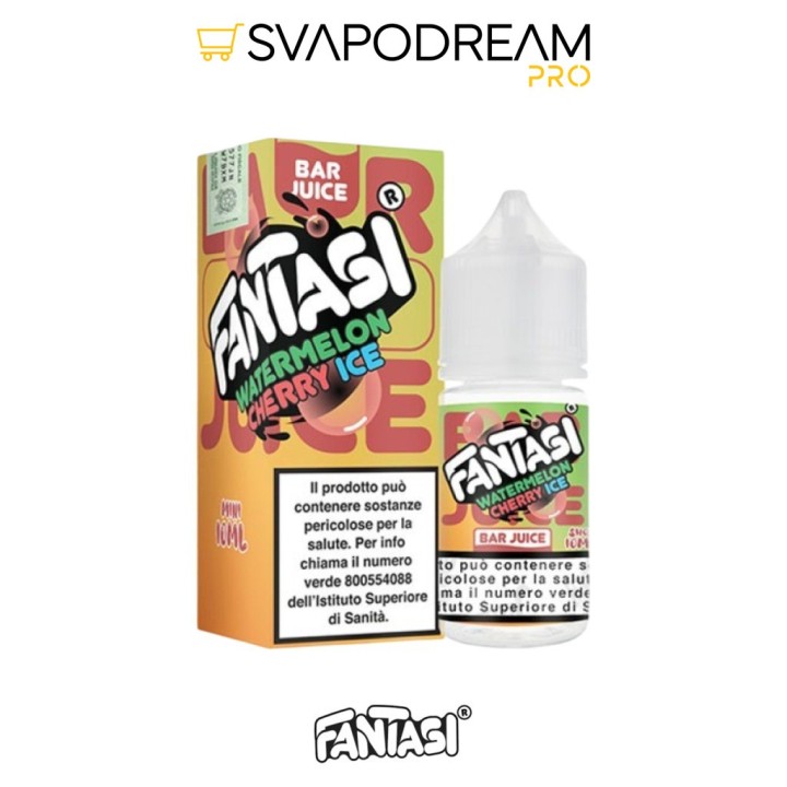FANTASI VAPE BAR JUICE - Aroma Mini Shot 10ml WATERMELON CHERRY ICE