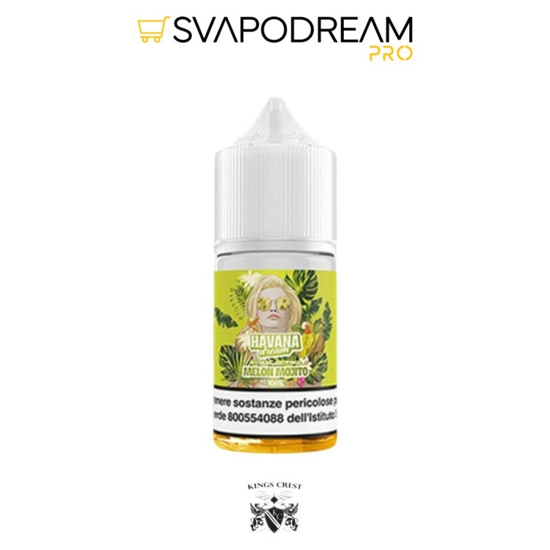 GALACTIKA & KINGS CREST - Mini Shot 10ml Havana Dream MELON MOJITO