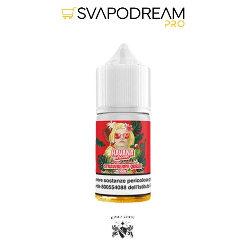 GALACTIKA & KINGS CREST - Mini Shot 10ml Havana Dream STRAWBERRY QUEEN