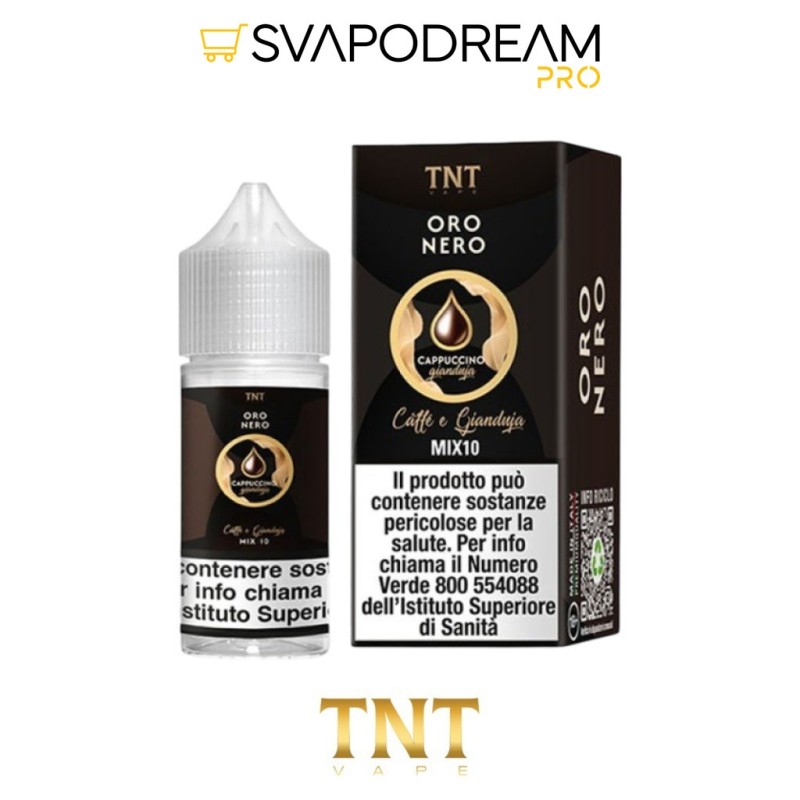 TNT VAPE -  Liquido Mix&Vape 10ml Oro Nero CAFFE E GIANDUJA