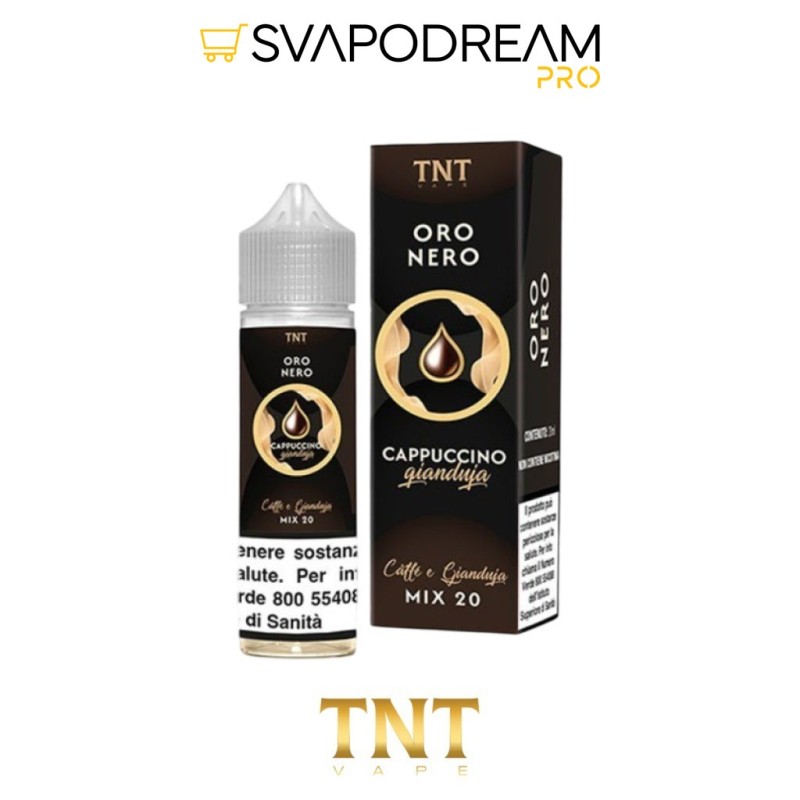 TNT VAPE -  Liquido Mix&Vape 20ml Oro Nero CAFFE E GIANDUJA