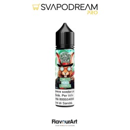 FLAVOURART - Aroma Shot 20ml Candy Rock CONFETTO MENTA E LIQUIRIZIA