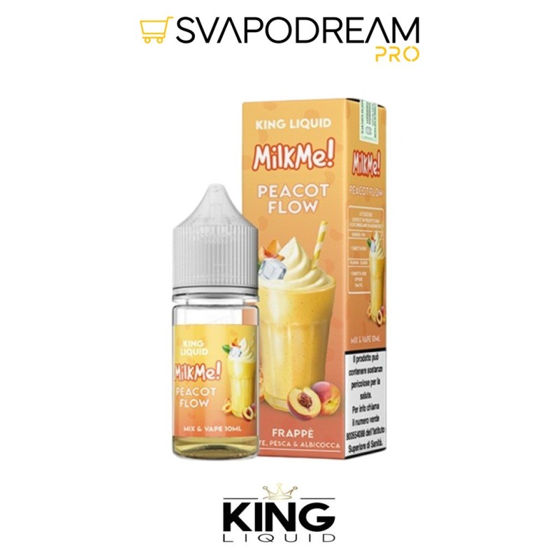 KING LIQUID - Liquido Mix&Vape 10ml MILK ME! PEACOT FLOW