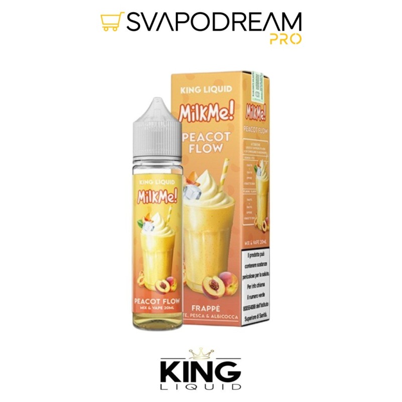 KING LIQUID - Liquido Mix&Vape 20ml MILK ME! PEACOT FLOW