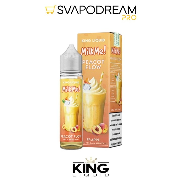 KING LIQUID - Liquido Mix&Vape 20ml MILK ME! PEACOT FLOW