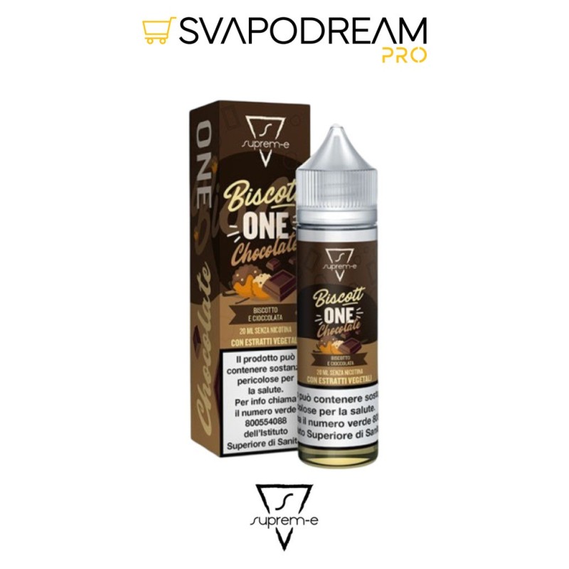 SUPREM-E - Liquido Mix&Vape 20ml BISCOTTONE CHOCOLATE